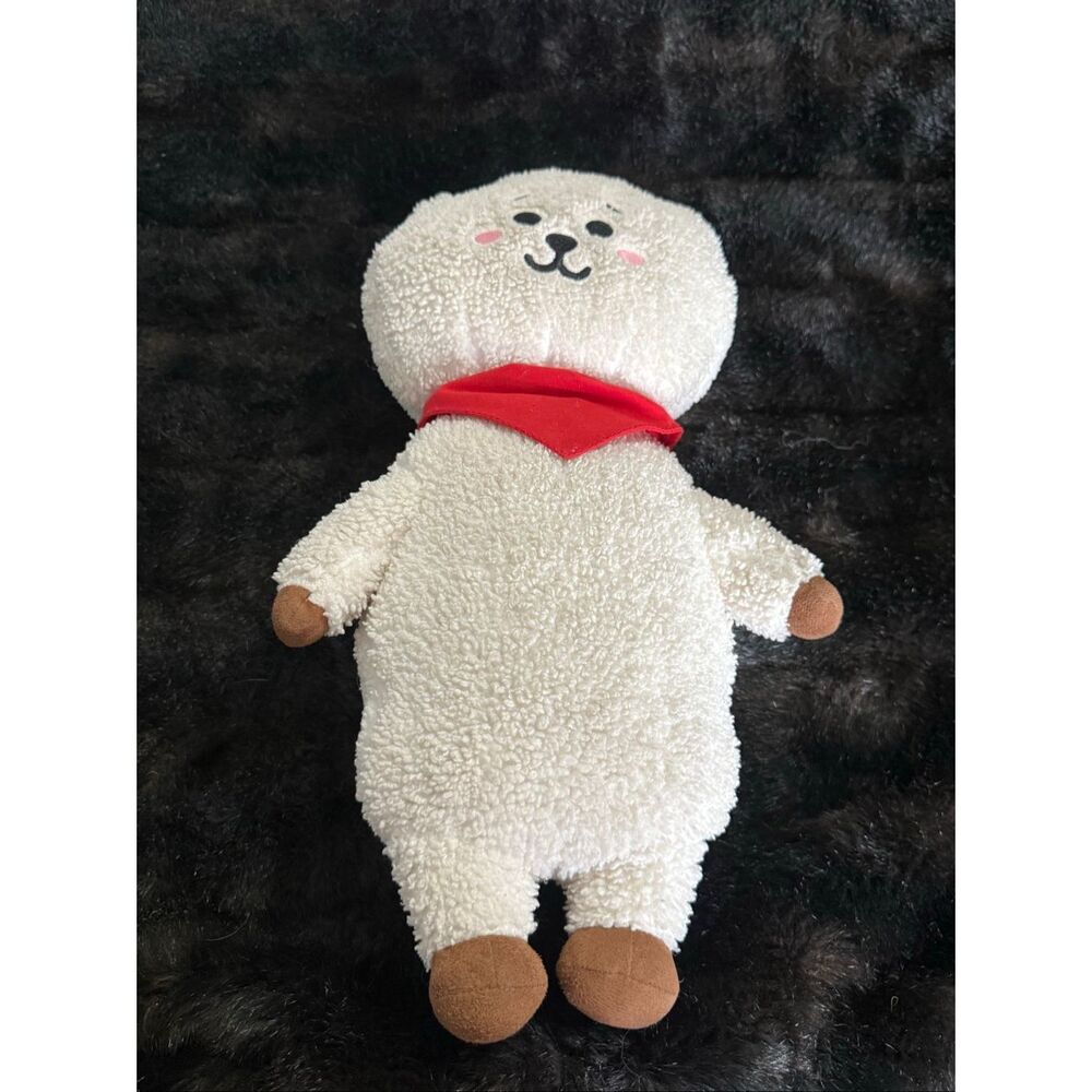 Authentic BTS BT21 RJ White Standing BTS Plush Doll Line Friends Jin Army K- Pop